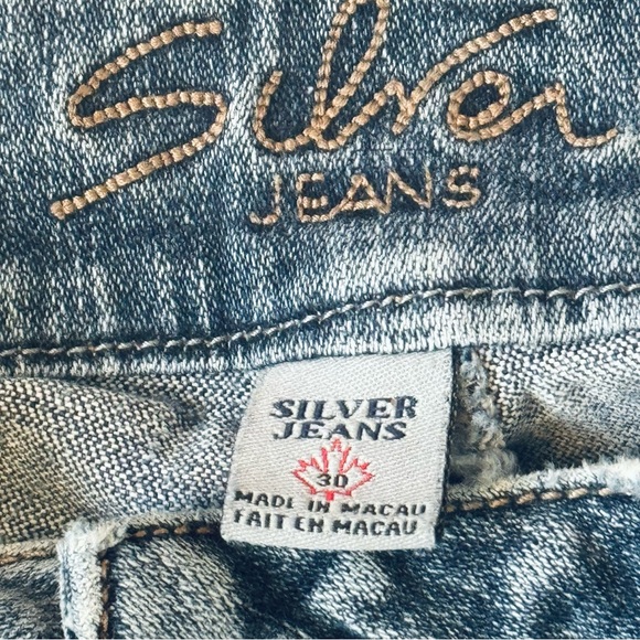 Silver Bootcut Jeans Lowrise-Women’s 30/33 - Picture 8 of 10